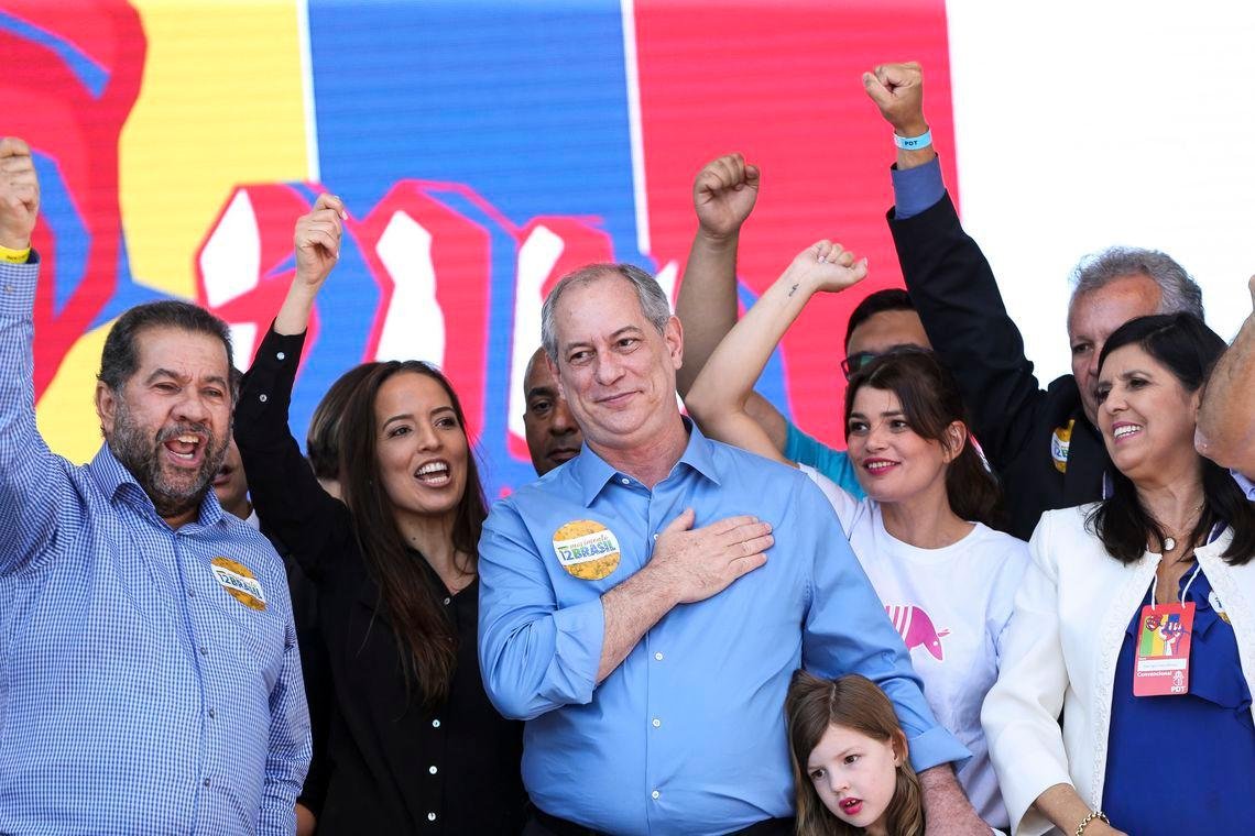 PDT oficializa candidatura de Ciro Gomes &agrave; presid&ecirc;ncia da Rep&uacute;blica
