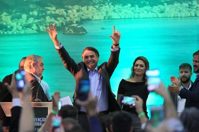 PSL oficializa candidatura de Jair Bolsonaro &agrave; Presid&ecirc;ncia