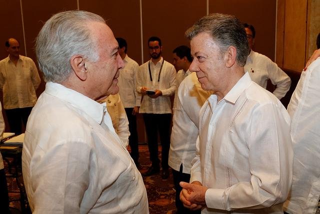 Temer e outros presidentes est&atilde;o reunidos na c&uacute;pula de Alian&ccedil;a do Pac&iacute;fico e do Mercosul