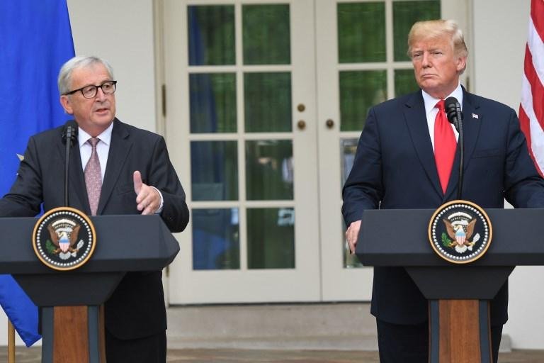Juncker e Trump anunciam acordo para disputa comercial 