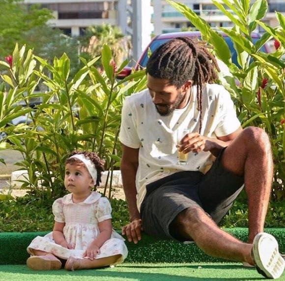Andr&eacute; Luiz Miranda e a filha Beatriz 