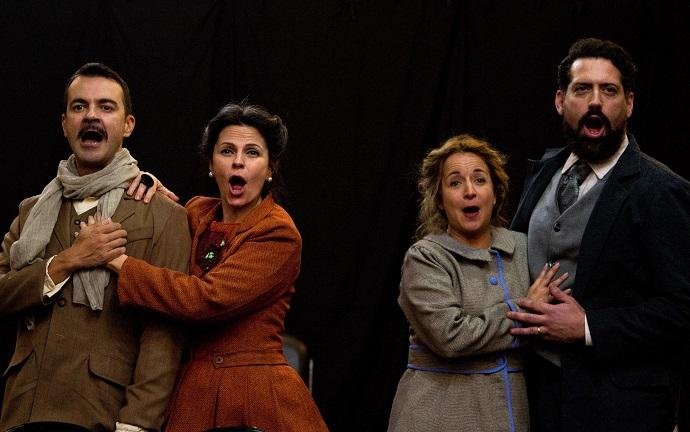 Protagonistas da &oacute;pera "O Quatrilho"