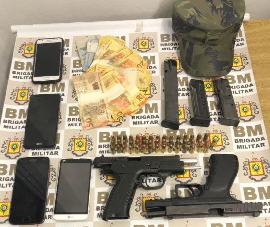 Trio suspeito de execu&ccedil;&atilde;o &eacute; preso ap&oacute;s bater carro em Canoas