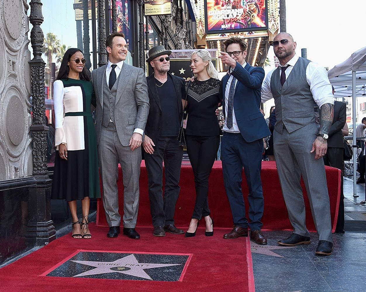Zoe Saldana, Chris Pratt, Michael Rooker, Pom Klementieff e Dave Bautista est&atilde;o entre atores que assinaram a carta