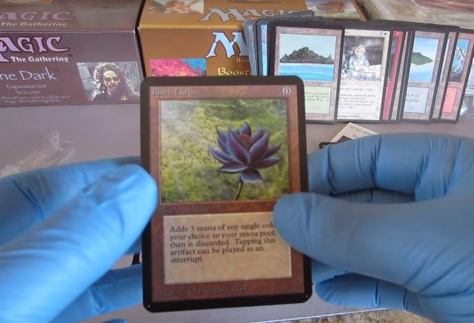 Cartas utilizadas no jogo "Magic: The Gathering"