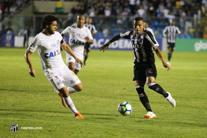 Santos buscou empate com o Cear&aacute; no fim do jogo