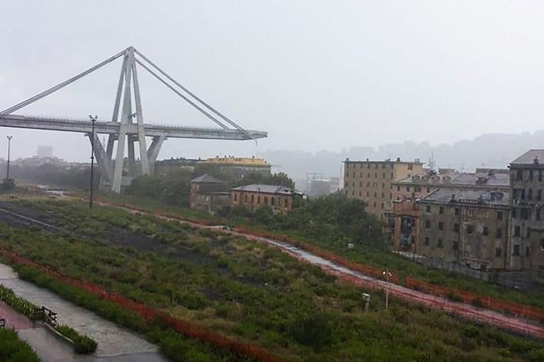 Viaduto desaba na cidade italiana de G&ecirc;nova