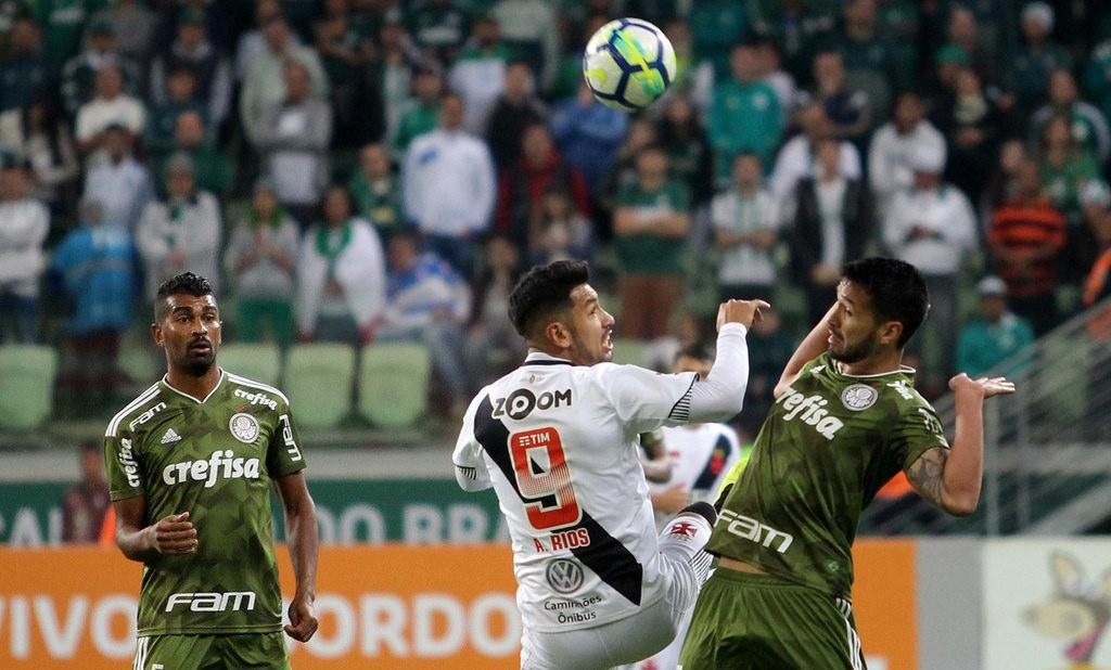 Palmeiras venceu o Vasco por 1 a 0