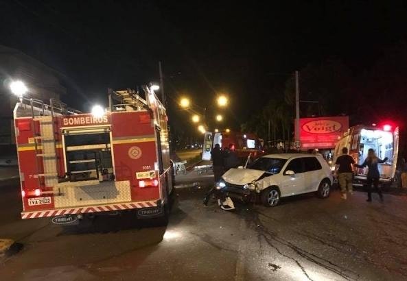 O acidente aconteceu na avenida Presidente Vargas