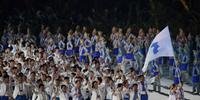 Coreias desfilam conjuntamente na abertura dos Jogos Asiáticos