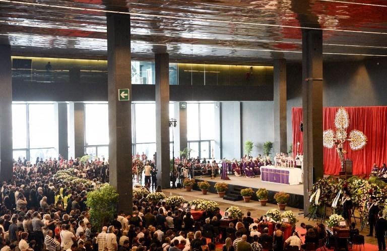 It&aacute;lia se despede das v&iacute;timas da ponte que desabou em G&ecirc;nova 