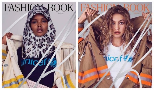 Nova edi&ccedil;&atilde;o de "CR Fashion Book" &eacute; estrelada pelas modelos Halima Aden e Gigi Hadid