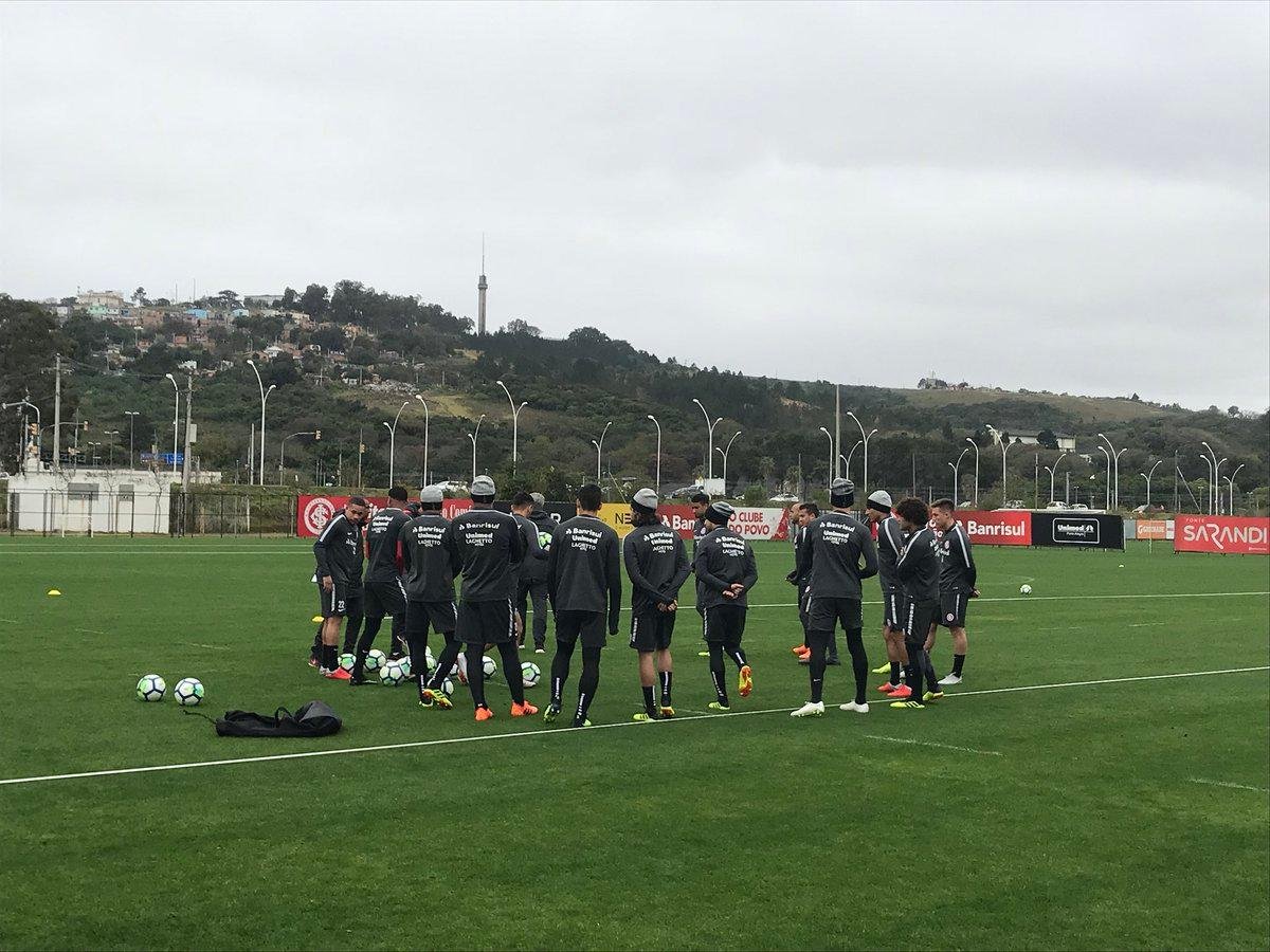Inter treinou nesta segunda ap&oacute;s vit&oacute;ria sobre o Paran&aacute;