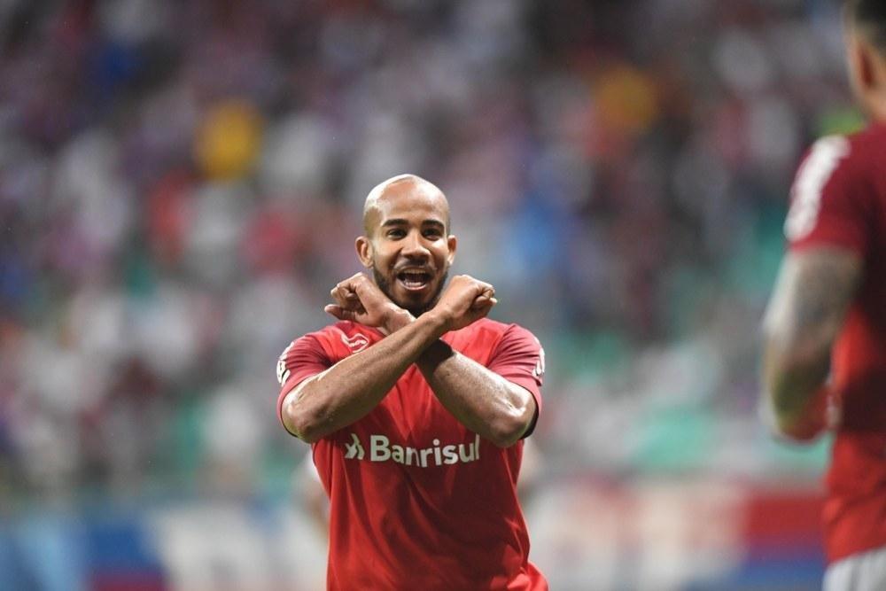 Patrick marcou o gol da vit&oacute;ria do Inter
