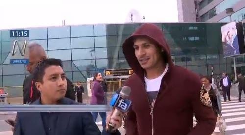 Guerrero concedeu entrevista a tv peruana