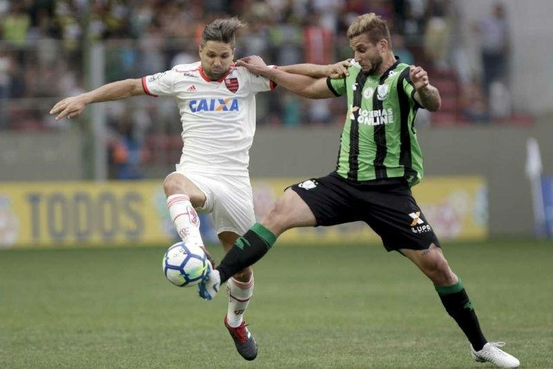 Flamengo cede empate no final para o Am&eacute;rica-MG 