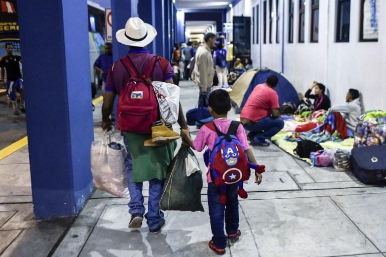 Segundo estimativas, a Col&ocirc;mbia &eacute; o pa&iacute;s que mais recebe venezuelanos em busca de ref&uacute;gio