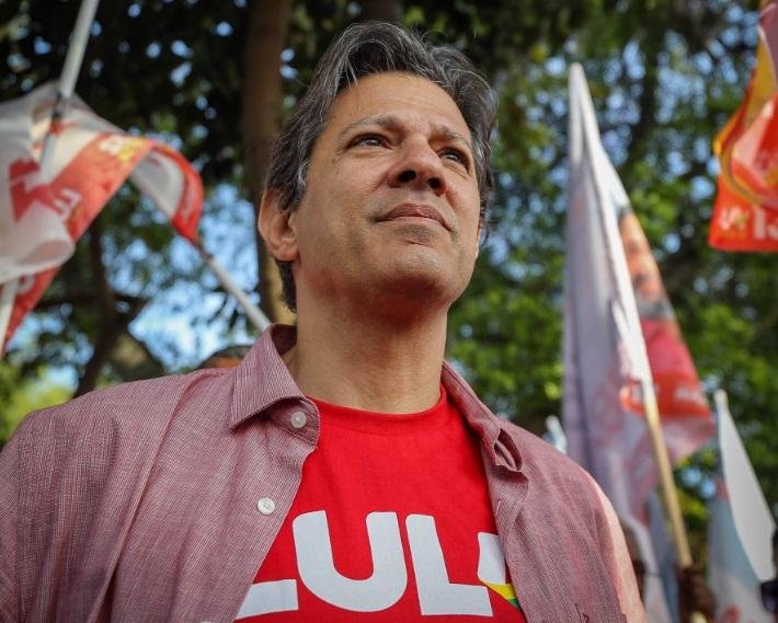 TSE recebe pedido de registro de candidatura de Haddad &agrave; Presid&ecirc;ncia pelo PT