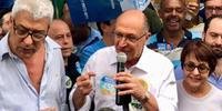 Geraldo Alckmin em campanha neste final de semana