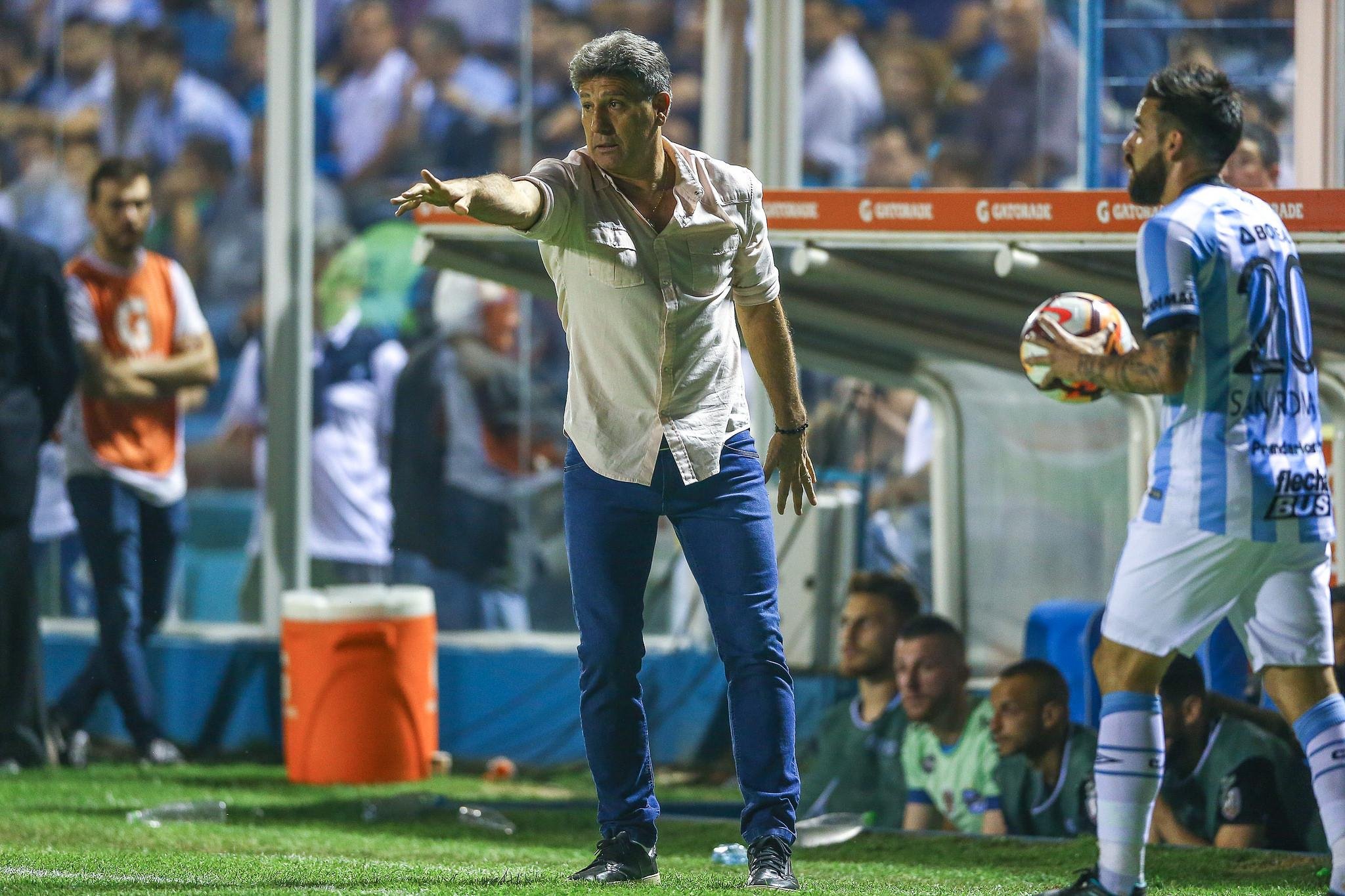 Renato comemorou sucesso de suas mudan&ccedil;as no Gr&ecirc;mio