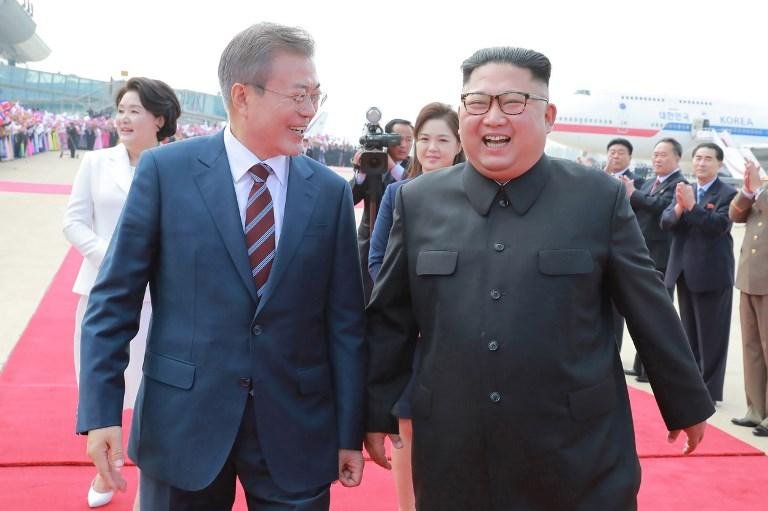 Kim e Moon participaram de c&uacute;pula em Pyongyang