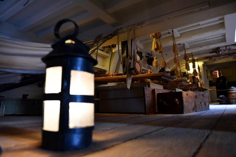 R&eacute;plica do navio est&aacute; em exposi&ccedil;&atilde;o no porto de Darling, perto de Sydney