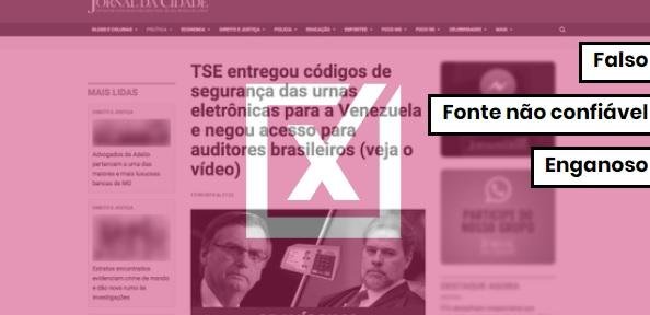 Informa&ccedil;&atilde;o foi divulgada pelo site Jornal da Cidade