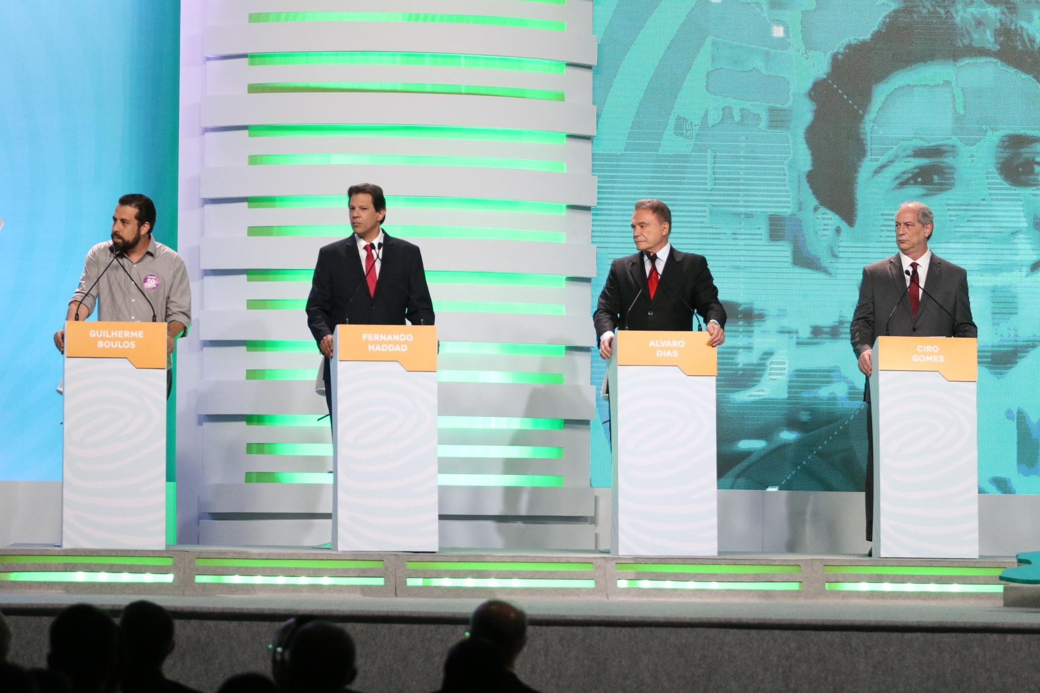 Debate foi realizado pela TV Aparecida, em S&atilde;o Paulo