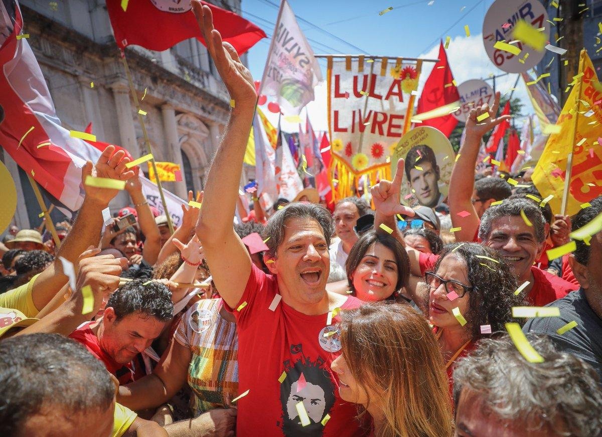 No s&aacute;bado, Haddad esteve em Recife