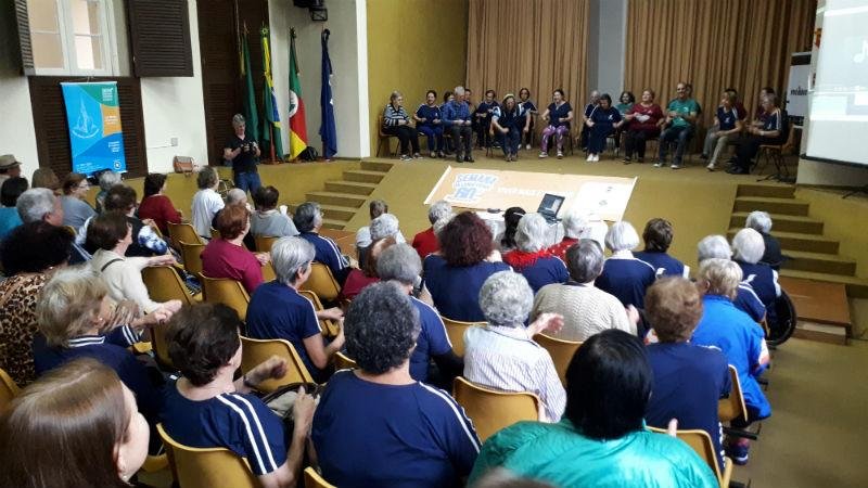 Semana da Longevidade re&uacute;ne turmas de idosos em S&atilde;o Leopoldo	