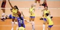 Seleção brasileira feminina venceu Porto Rico na estreia do Campeonato Mundial 