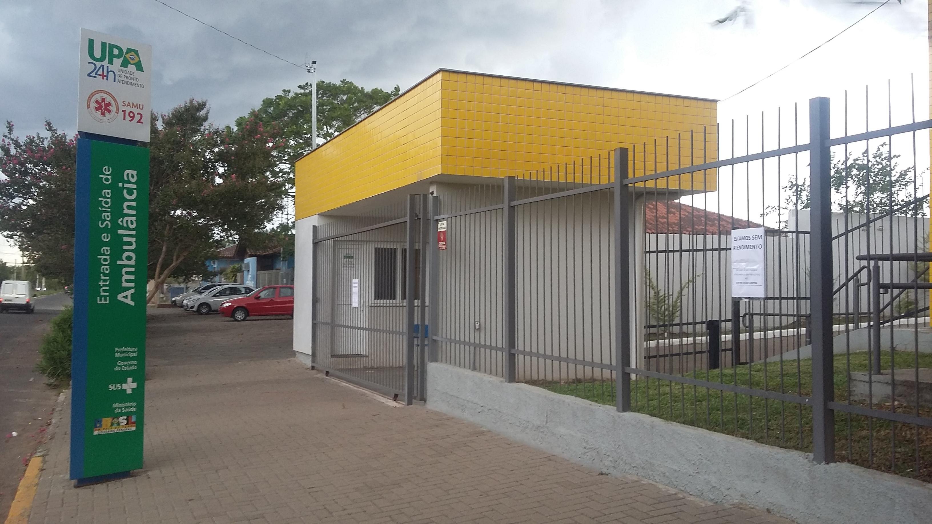 A crian&ccedil;a foi levada para a UPA Scharlau