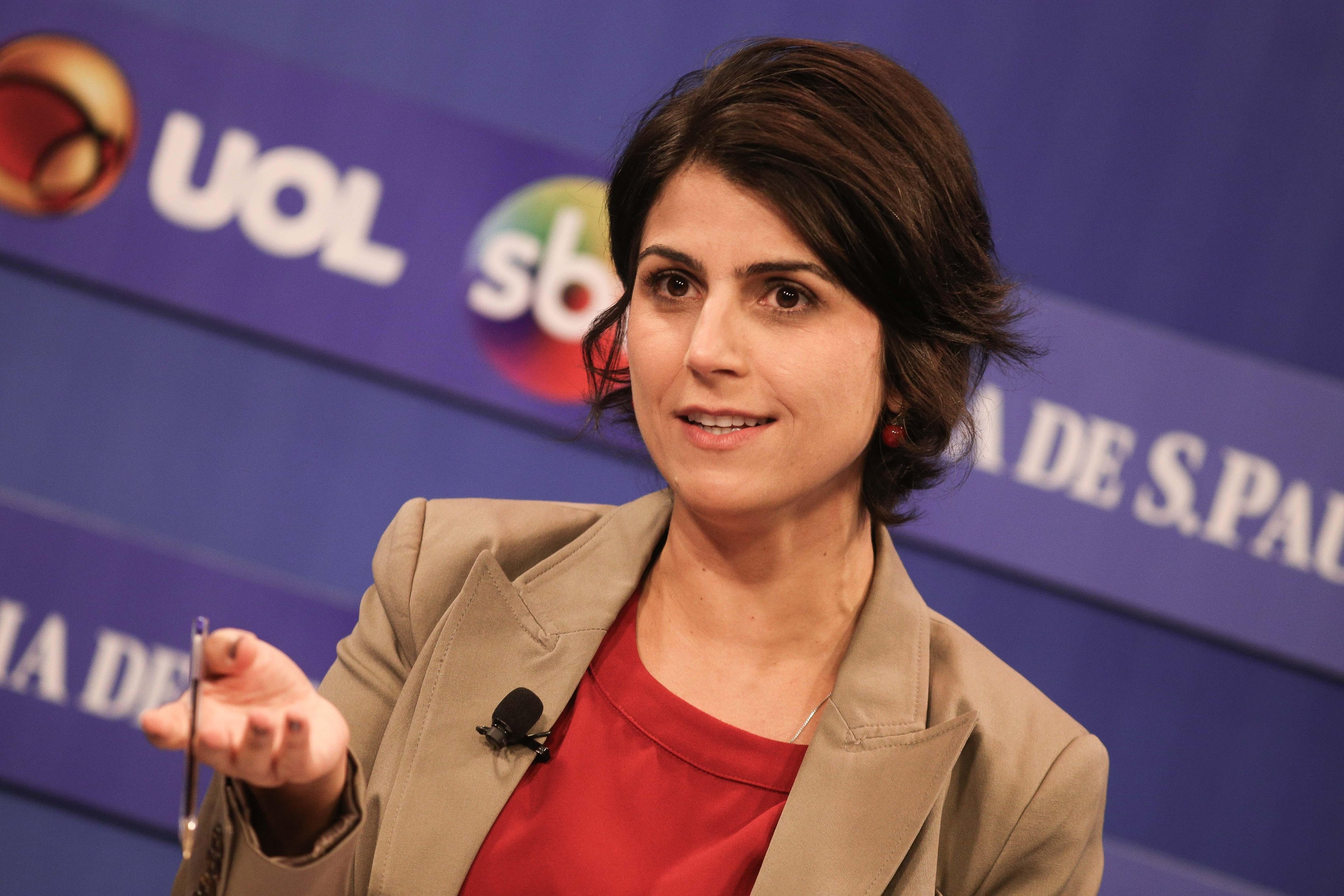 Manuela fez declara&ccedil;&atilde;o durante debate de vices nesta ter&ccedil;a-feira