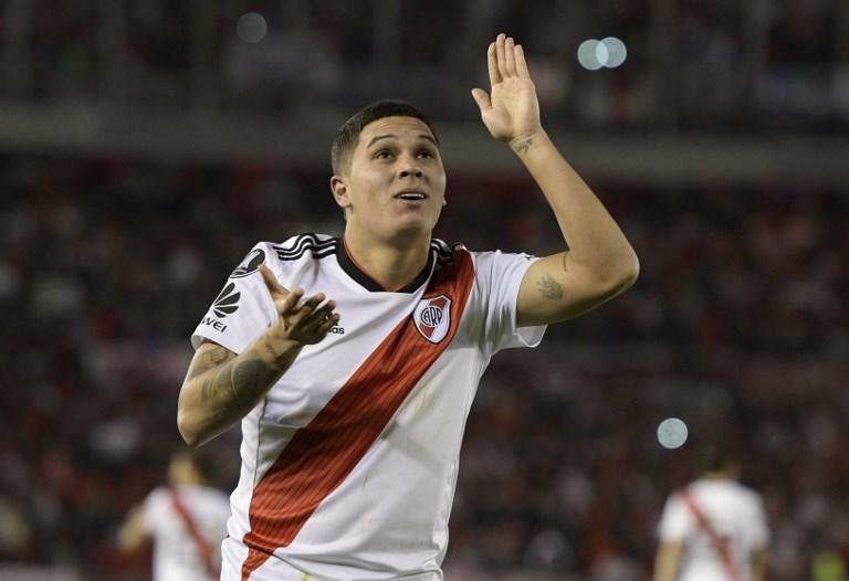 Quinteros marcou um dos tr&ecirc;s gols que confirmaram o avan&ccedil;o na Libertadores