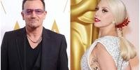 Bono e Lady Gaga vão escrever música juntos em campanha contra a Aids