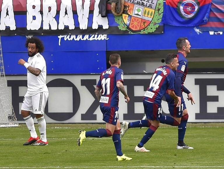 Eibar fez 3 a 0 no Real Madrid