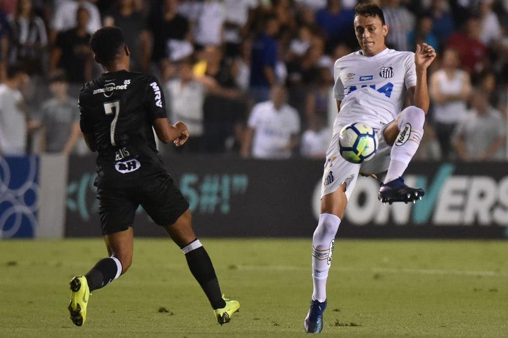 Santos venceu o Atl&eacute;tico-MG na Vila