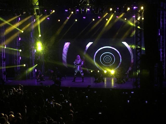 Artista mostrou todo o seu talento e carisma para os f&atilde;s ga&uacute;chos