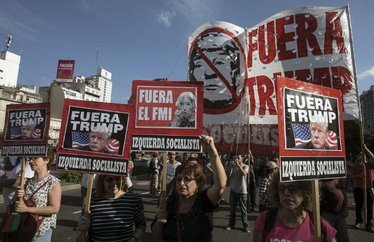 Argentinos se manifestam contra G20 sob forte esquema de seguran&ccedil;a 