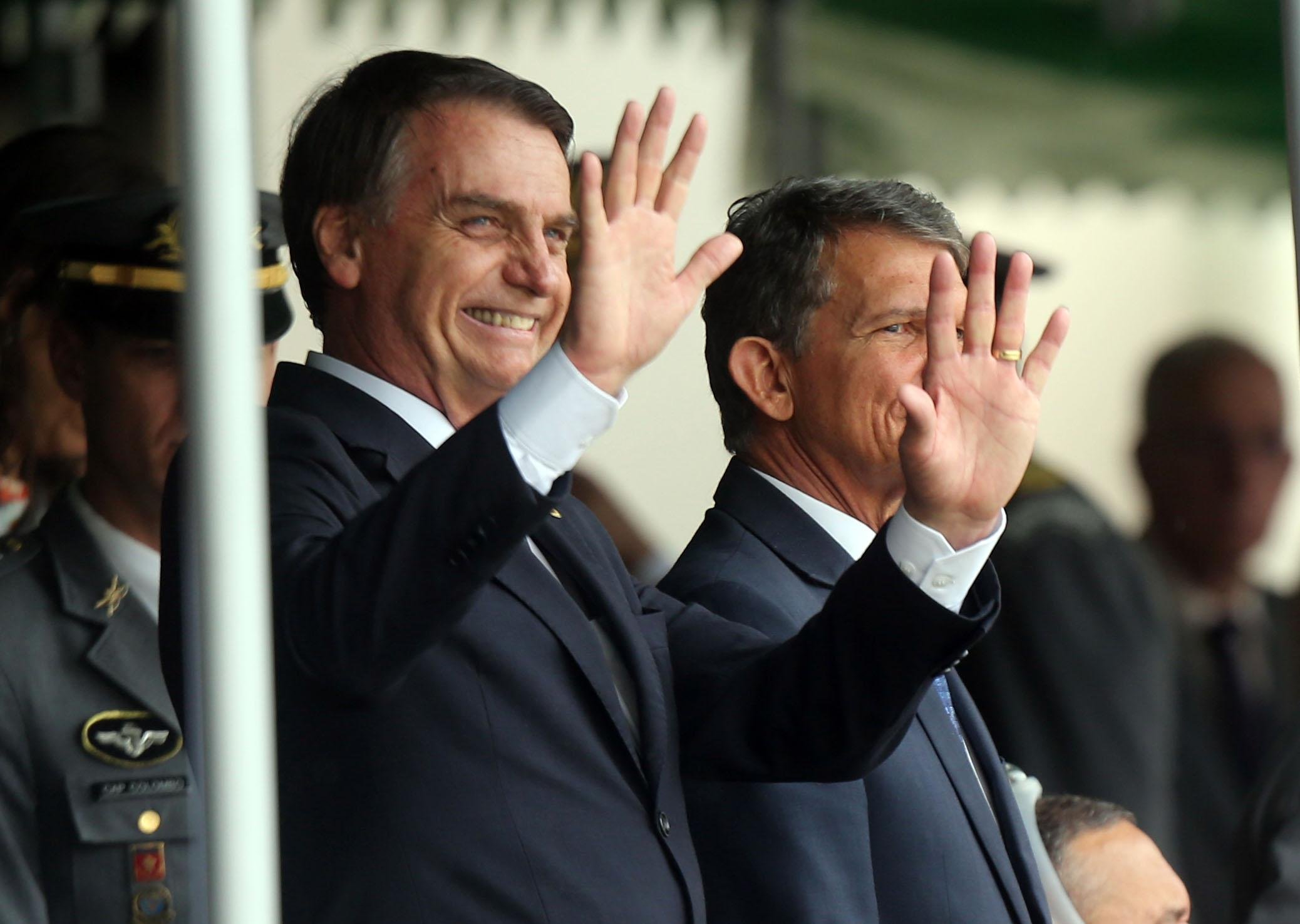 Bolsonaro  participou da solenidade de formatura de cadetes da Academia Militar das Agulhas Negras 