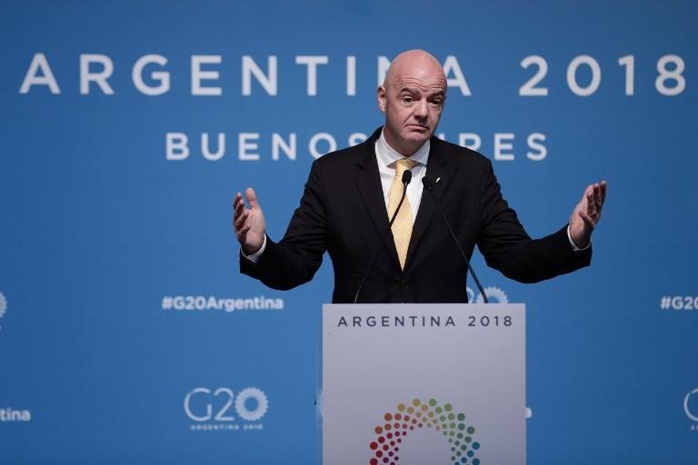 Dirigente da Fifa participou do G20 em Buenos Aires
