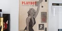 Cópia pessoal da primeira edição da Playboy, com Marilyn Monroe na capa, foi um dos itens leiloados