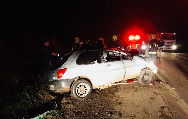 A colis&atilde;o frontal aconteceu na BR 285