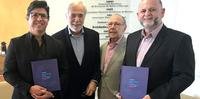 André Dias, superintendente institucional da RecordTV; Gilberto Leifert, ex-presidente do Conar; Ari Schneider, jornalista e autor do livro 