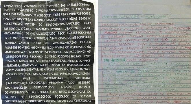 Cartas apreendidas mostram instru&ccedil;&otilde;es para os "irm&atilde;os de rua". Um agente prisional tamb&eacute;m foi amea&ccedil;ado
