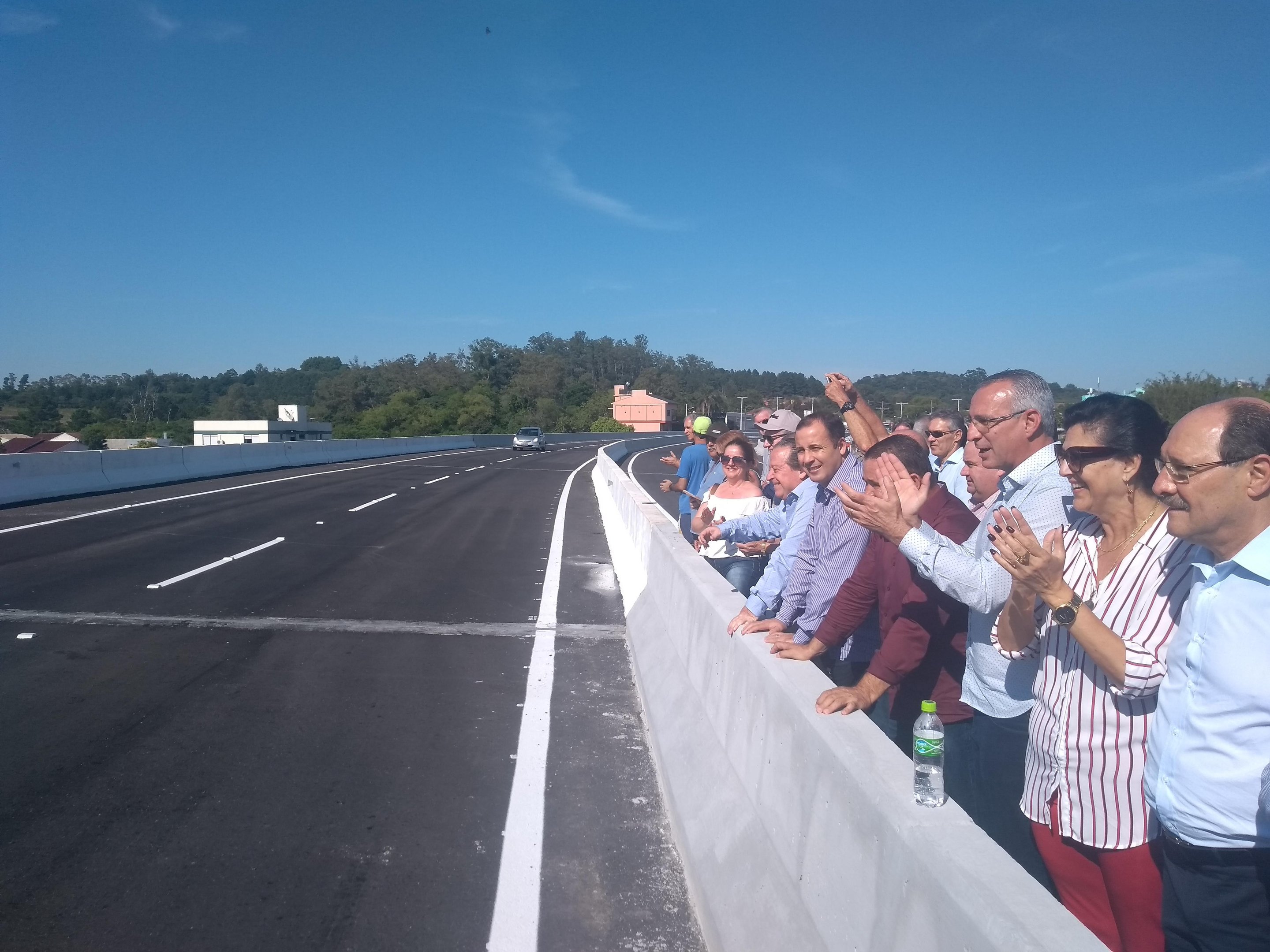 O governador Sartori participou da entrega da obra