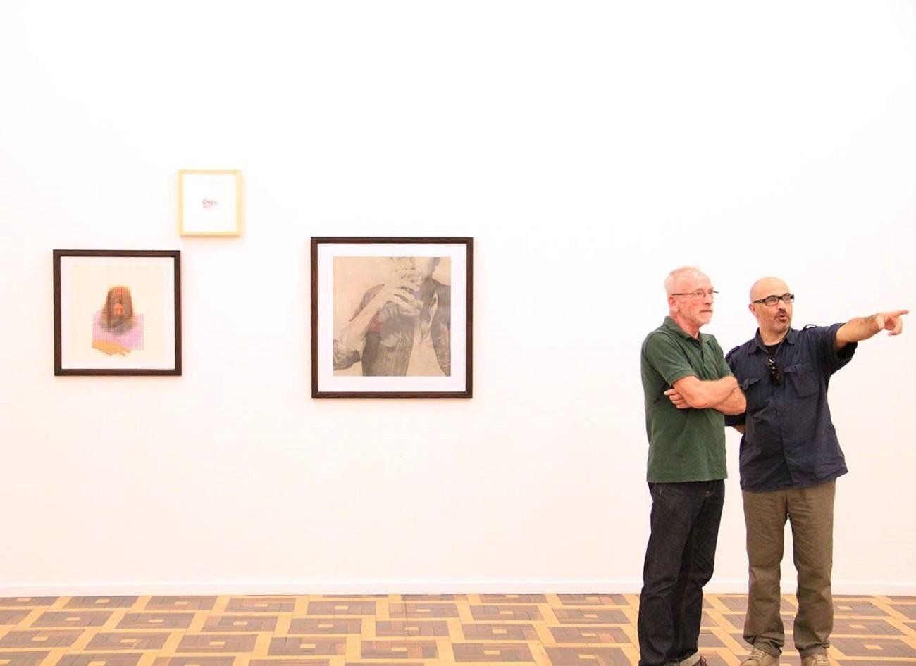 Morre o artista pl&aacute;stico ga&uacute;cho M&aacute;rio R&ouml;hnelt (&agrave; esquerda)