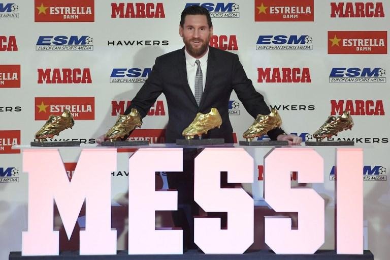 Messi recebeu a Chuteira de Ouro pela quinta vez na carreira