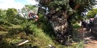 Choque com árvore causa morte de motorista em Triunfo