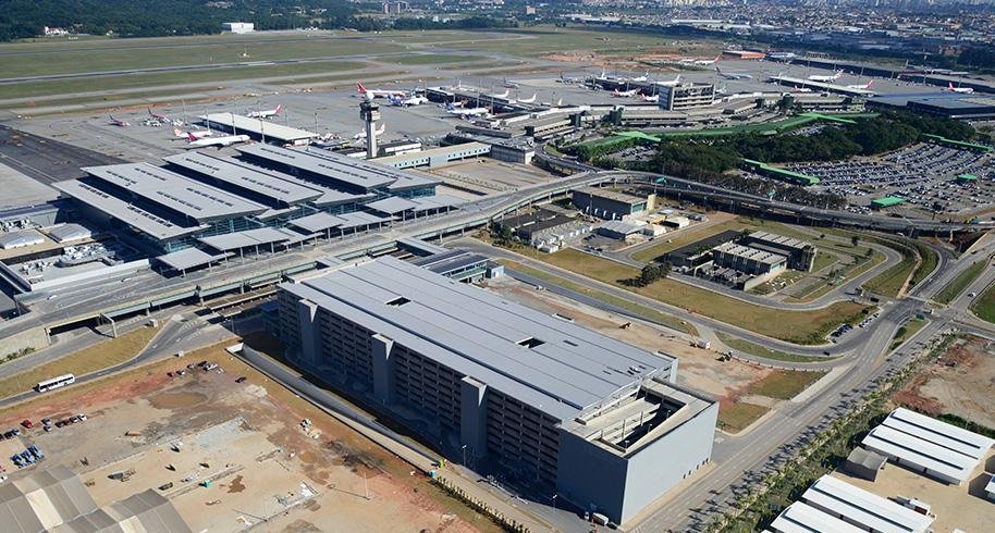 Aeronave partiria do Aeroporto Internacional de Guarulhos para viagens para a Europa